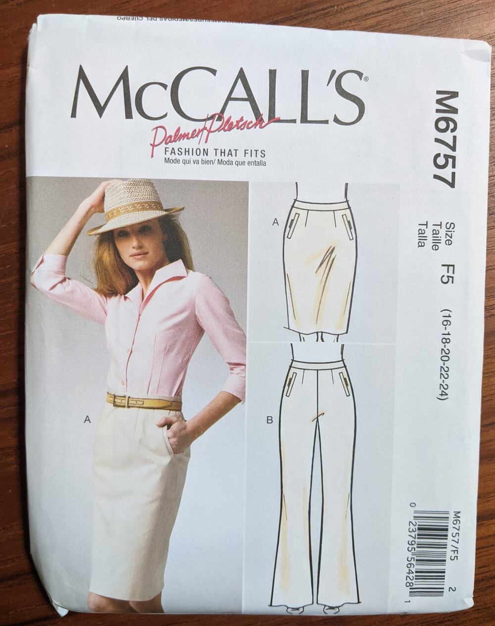 NEW McCalls 6757 Skirt Pants 16-24